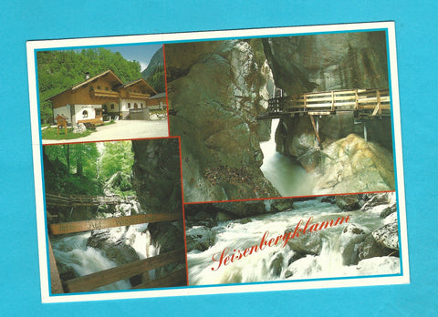 AK Weißbach bei Lofer. Naturdenkmal Seisenbergklamm.