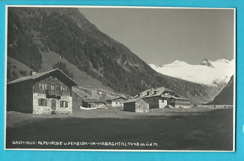 AK Gasthaus Alpenrose u. Pension im Habachtal.