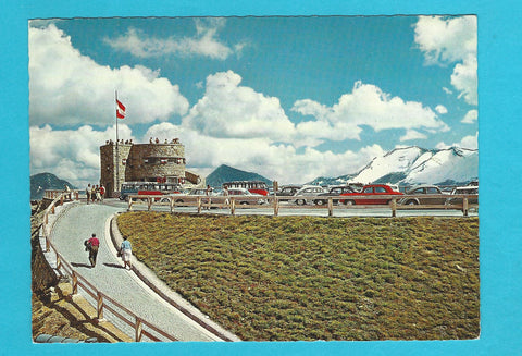 AK Großglockner Hochalpenstraße. Parkplatz Edelweiß-Spitze.