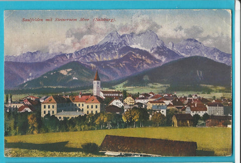 AK Saalfelden mit Steinernem Meer.