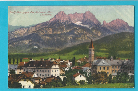 AK Saalfelden gegen das Steinerne Meer.
