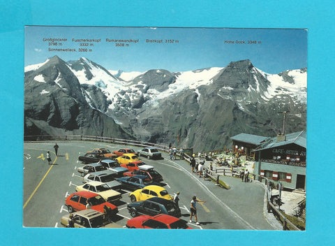 AK Großglockner Hochalpenstraße. Parkplatz Edelweißspitze.