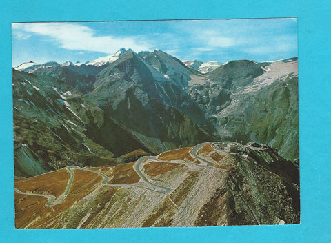 AK Großglockner Hochalpenstraße. Parkplatz Edelweißspitze mit Fuscher Törl.