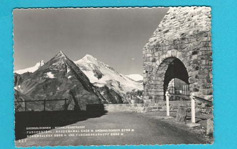 AK Grossglockner Hochalpenstrasse. Fuschertörl - Baudenkmal.