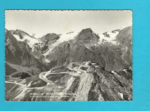 AK Grossglockner-Hochalpenstraße Nordrampe. Auffahrt Edelweissspitze.