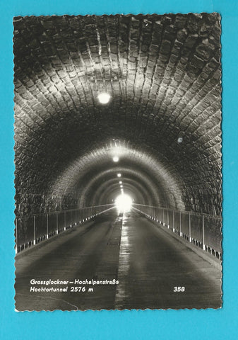 AK Grossglockner-Hochalpenstraße Hochtortunnel.