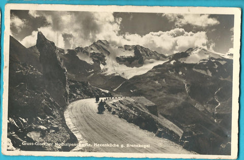 AK Großglockner Hochalpenstrasse. Hexenküche g. Brennkogel. (1935)
