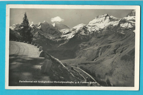 AK Ferleitental mit Großglockner-Hochalpenstraße g. d. Fuscher Eiskar.
