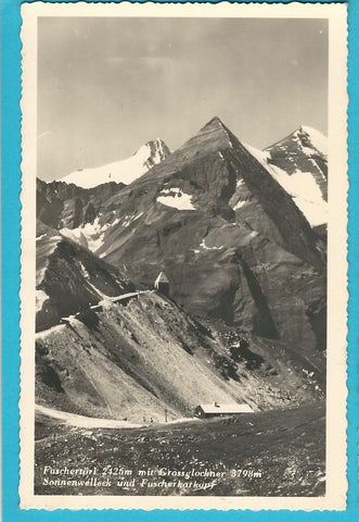 AK Fuschertörl mit Grossglockner. Sonnenwelleck und Fuscherkarkopf. (1937)