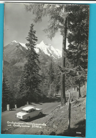 AK Großglockner-Hochalpenstraße mit Großglockner.