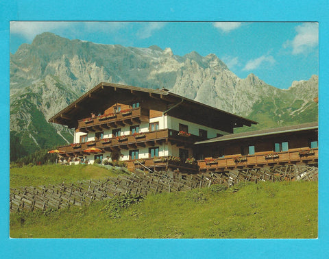 AK Dienten. Sonnberg 22. Ferienwohnungen-Privatzimmer am Südhang des Hochkönigs Fam. P. u. O. Burgschweiger.