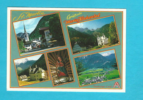 AK Gruss aus Maria Kirchental. St. Martin bei Lofer.
