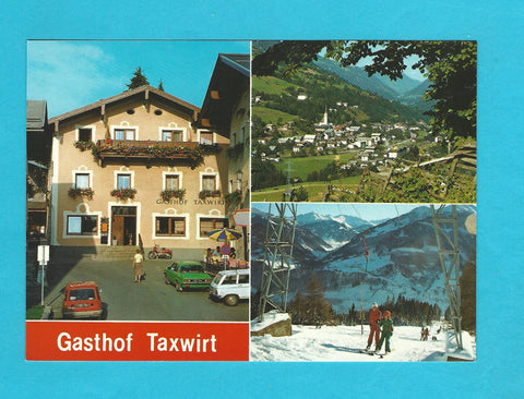 AK Taxenbach. Gasthof Taxwirt. familie K. und F. Schrall.