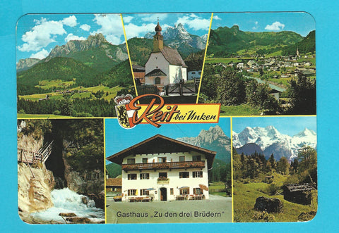 AK Reit bei Unken. Gasthaus zu den drei Brüdern.