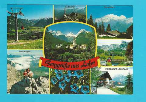 AK Berggrüße aus Lofer.