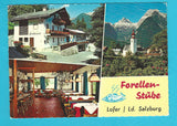 AK Lofer 7. Forellenstube. Inh. Johann Hirschbichler.