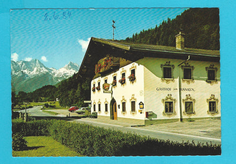 AK Lofer. Gasthof zum Blanken. Donauer-Hallenstein Nr. 1.