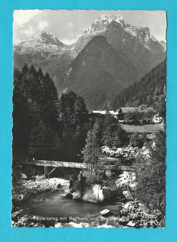 AK Lofer Teufelssteg mit Reifhorn und Breithorn.