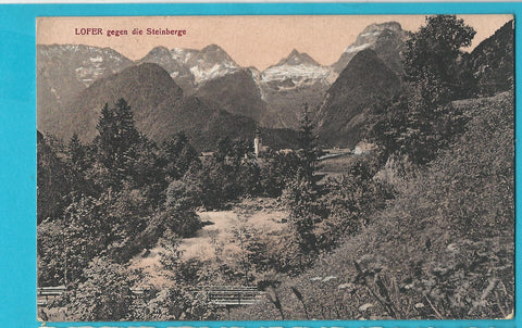 AK Lofer geg. die Steinberge.