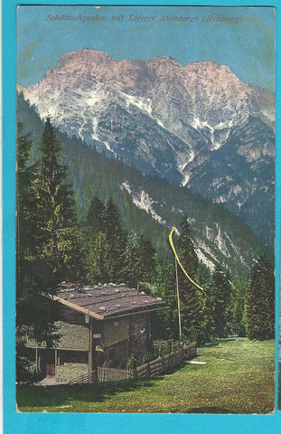 AK Schüttachgraben mit Loferer Steinberge.