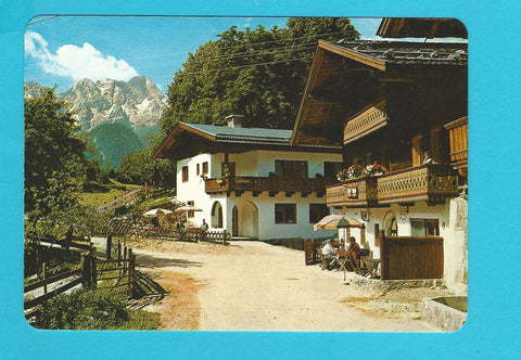 AK Au bei Lofer. Gasthaus und Pension Ennsmann.