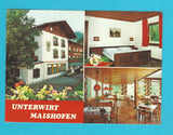 AK Maishofen. Gastwirt Unterwirt. Bes. S. G. Hasenauer.