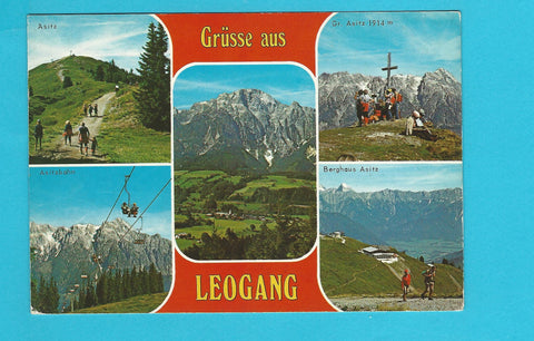 AK Grüße aus Leogang.