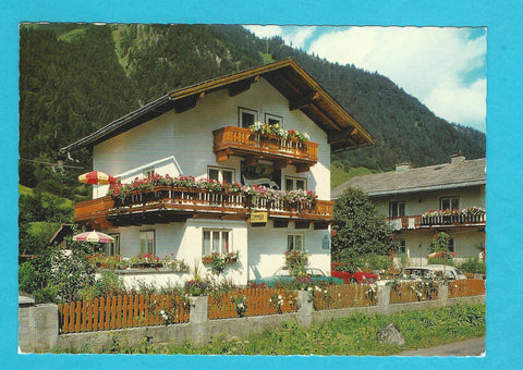 AK Fusch an der Großglocknerstraße. Frühstückspension Haus Hubertus S. u. E. Oberhollenzer.