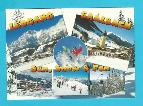AK Leogang. Saalbach.