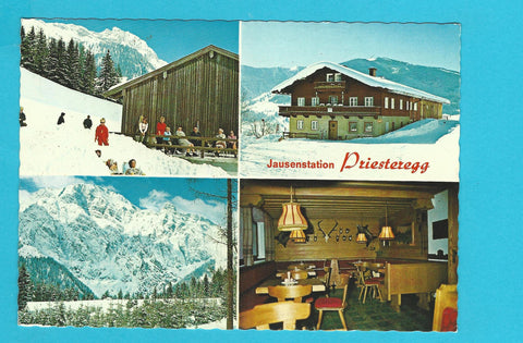 AK Leogang. Jausenstation Priesteregg. Hubert Oberlader.