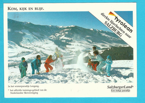AK In het winterparadijs Leogang.