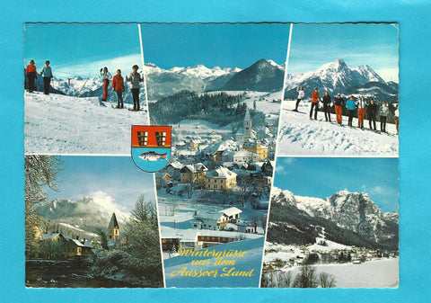 AK Wintergrüsse aus dem Ausseer Land.