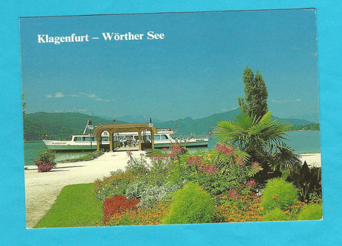 AK Klagenfurt am Wörthersee. Schiffsanlegestelle.