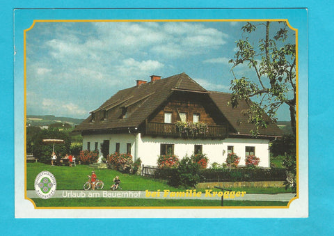 AK Birkfeld. Urlaub am Bauernhof. Maria und Ferdinand Krogger, Waisenegg 36.
