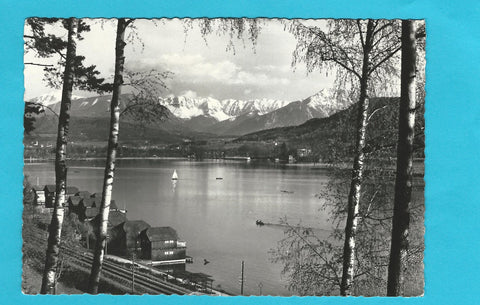 AK Klagenfurt - Wörthersee mit Koschutta.