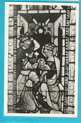 AK Zisterzienserkloster Viktring. Glasmalerei a. 1390.