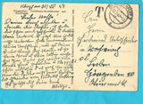 AK Klagenfurt. Jubiläums-Stadttheater mit Stadtturm. (1945)