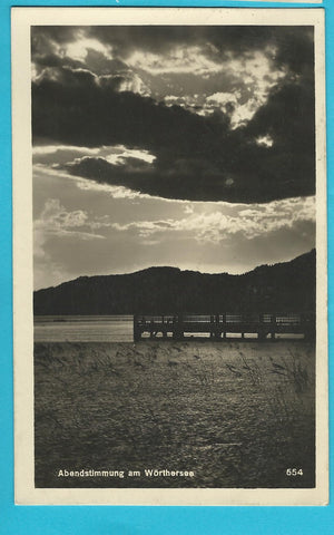 AK Abendstimmung am Wörthersee. (1927)