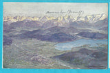 AK Klagenfurt und der Wörthersee mit den Karawanken. (1911)