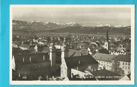 AK Klagenfurt mit Landhaus gegen Südwest.