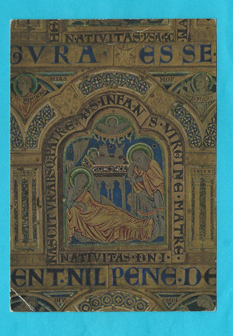 AK Klosterneuburg. Verduner-Altar. Tafel Nr. II/2: Die Geburt des Herrn.