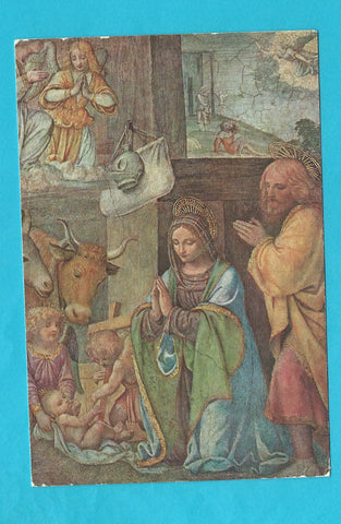 AK Die Geburt Christi. (Bernardino Luini) (Louvre)