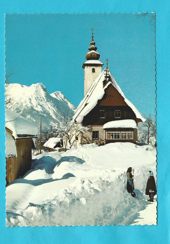 AK Bad Aussee. Ausseer Land. St. Leonhard-Kirche.