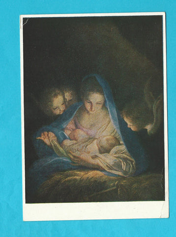 AK Die Heilige Nacht. Carlo Maratta. (Dresden, Staatl. Gemäldegalerie Nr. 133)