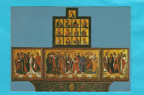 AK Bad Aussee. Ausseer Land. Spitalkirche. Allerheiligenaltar.