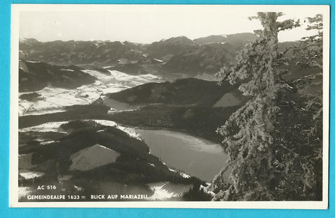 AK Gemeindealpe. Blick auf Mariazell.