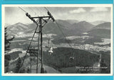 AK Sessellift auf die Gemeindealpe. Ausblick auf Mitterbach. (1954)