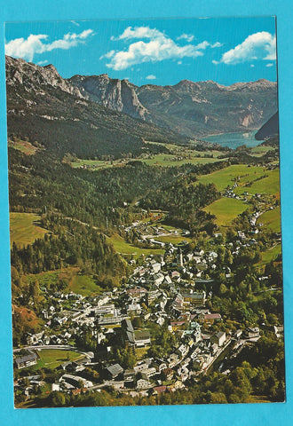 AK Bad Aussee gegen Grundlsee und Totes Gebirge.