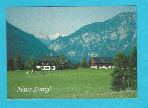 AK Bad Aussee. Haus Stangl. Familie Schönauer. Sarstein 21.