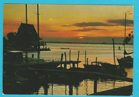 AK Lignano Sabbiadoro. Tramonto sulla darsena.